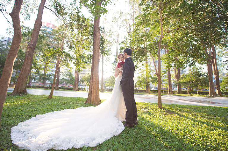 空檔時間的婚紗